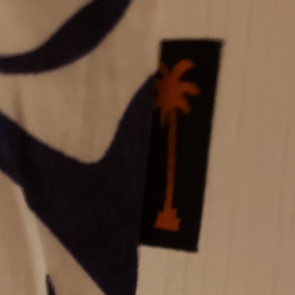 🎉HostPick Margaritaville Men's Hawaiian Blue White Floral Short Sleeve Shirt XL - Picture 3 of 8